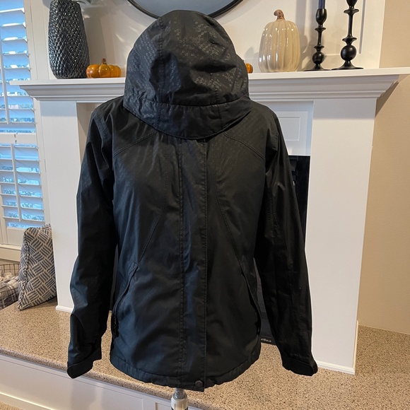 Columbia Black/Red 3-in-1 Coat Jacket Omni-Tech Waterproof Interchange Small SKI - Picture 7 of 12